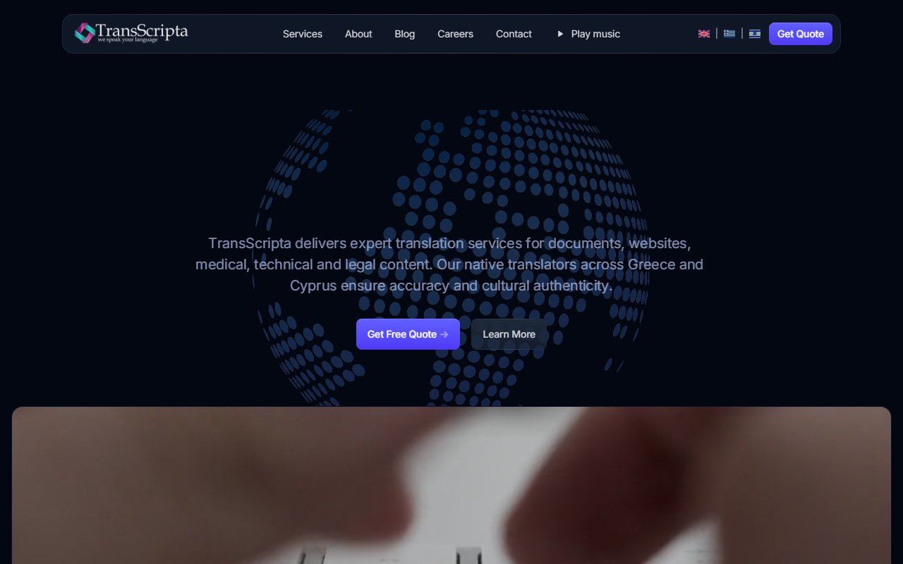 TransScripta - Professional Translation Services